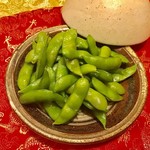 17. Edamame pickled in Shaoxing wine