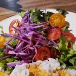 ニシクルカフェ - 新鮮野菜のサラダです。