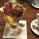 雪詩慕雲 - チョコレートパフェ、雪詩慕雲ブレンド。