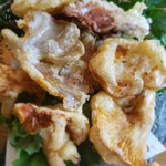 八ヶ岳小僧 - 天然キノコの天ぷら