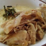 はるはな庵 - 日替りランチ○甘辛豚のとろろ丼(ご飯少なめ)