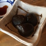 盃屋かづち - お通し、このこんにゃくだけで1合飲める～