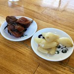 あいおっ子 - 【セルフの漬物】自家製梅干しと秋穂産の手づくりらっきょう