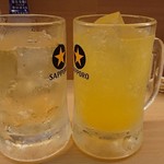 やきとり家 はやっちゃん - ハイボール＆温州みかんチューハイ