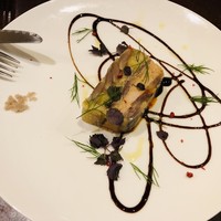 クッチーナ イタリアーナ アリア 六本木 - 秋刀魚とあん肝と茄子のテリーヌ