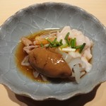 鮨 唐島 - 鱧の肝、浮袋、胃袋、白子