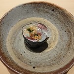 鮨 唐島 - イワシの海苔巻き