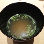 鮨 唐島 - 味噌汁
