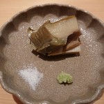 鮨 さかい - 蒸し鮑