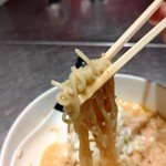 高崎はた山 - 【2019.9.20(金)】冷し担担麺(並盛・180g)900円の麺