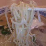 お食事処あづま - クリームラーメンの麺