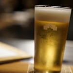 くずし鉄板 あばぐら 恵比寿店 - 生ビール（スーパードライ）