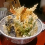 はげ天 - 上天丼接写