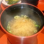 はげ天 - この味噌汁が旨い