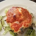 L'Artista - シイタケとトマトのチーズ焼き