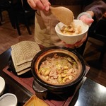 禅紫 - 秋の彩り土鍋御飯(松茸・ぎんなん・栗)