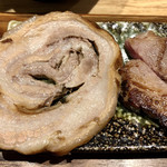 中華蕎麦 とみ田 - 純粋金華豚バラ肉煮豚