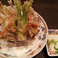 すず木 - 稚鮎とたらの芽のかき揚げ