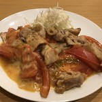 Wajimon - 豚肉とトマトのチーズ焼き