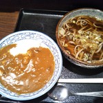 蕎麦樹 - カレー丼セット 750円(税込)(2019年9月19日撮影)