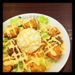 CoCo壱番屋 - チキンビッツサラダ+ポテトサラダ