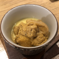 魚工房 としまや - 数量限定 としまや名物！雲丹ととうもろこしの冷製茶碗蒸し 1,500円