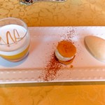 リストランテ フォレスタ・ヴェルデ - ドルチェ（パンプキンプリン、パンプキンケーキ、バニラアイス）