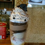 クリクリ - ショコラモンブランパフェ¥1050