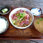 喰呑屋バラック - 刺身の酢味噌和え定食