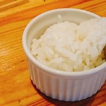 豚骨まぜそば KOZOU+ - プラス60円のひとくちライス