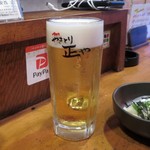 やきとり 正や - 生ビール