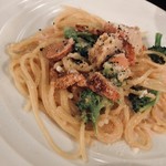 マルゴ　ルナソラ - 本日のビアンコパスタハーフサイズ」（今日はタラコのクリームパスタ）