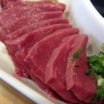 やきとり・ホルモン串　もりしん - ハツ刺し