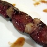 やきとり・ホルモン串　もりしん - ハツを焼いてもらいました