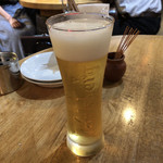 TEPPAN WINE BAR　大阪ばある - 生ビール(カールズバーグ)♪