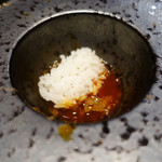 窯焼き割烹 黒泉 - 黄身にご飯