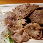 博多屋 - 岩手短角牛のリブロースの焼きしゃぶ定食