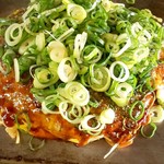 お好み焼き キミッツ - ネギトッピング