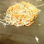 お好み焼き キミッツ - 麺ダブル（そば、辛口うどん）