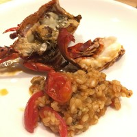 RISTORANTE IL NODO - あいつの頭　ペスカトーレ　伊勢原べじたぶる農園〝姫ごのみ〟玄米入りリゾット