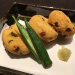 路じ - イカねぎの山芋豆腐揚げ