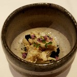 かわ村 - 渡り蟹と烏賊墨のはんぺん風