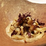 かわ村 - 自家製パスタ･トレネッテ 鰻とポルチーニ茸のソース
