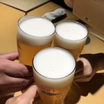 美酔蔵 和 - 生ビールアサヒスーパードライエクストラコールド税抜600円