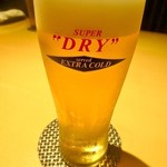 美酔蔵 和 - 生ビールアサヒスーパードライエクストラコールド税抜600円
