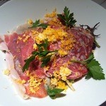 RISTORANTE HiRo - PranzoBのパルマ産生ハムと有機野菜のサラダ、ミモザ風