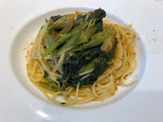 PRIMAVERA - 空芯菜とカラスミのスパゲッティーニ