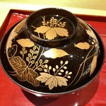 銀座 しのはら - 鱧と糸瓜 新銀杏のすり流し