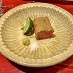 銀座 しのはら - 飛び牛のシャトーブリアンの牛カツ