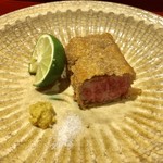 銀座 しのはら - 飛び牛のシャトーブリアンの牛カツ